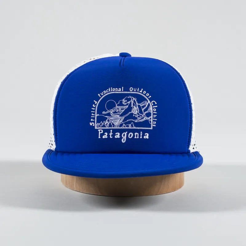 Patagonia Duckbill Trucker Hat Lost And Found Passage Blue-1