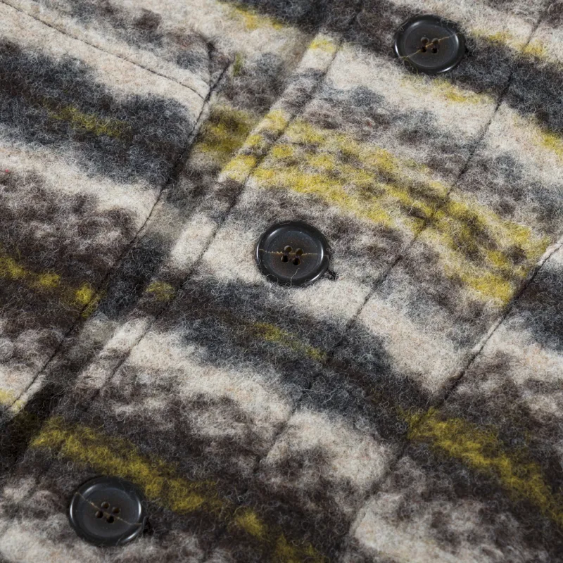 Universal Works New York Cardigan Fairisle Wool Mix-8