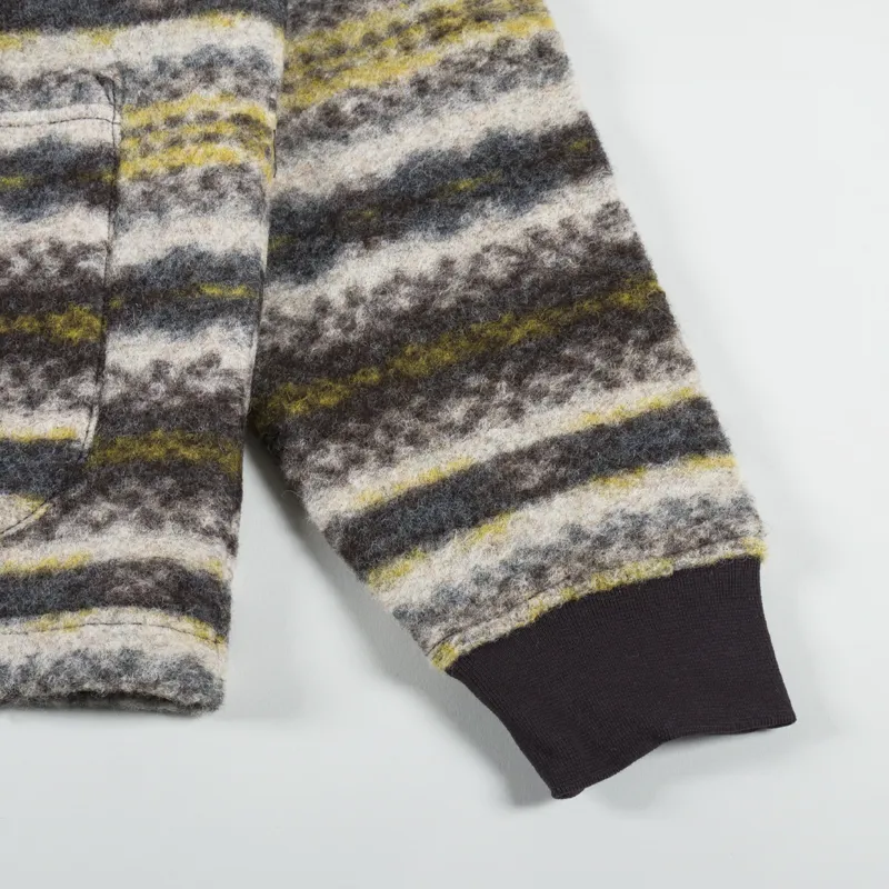 Universal Works New York Cardigan Fairisle Wool Mix-7