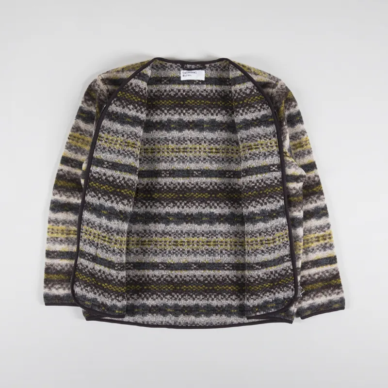 Universal Works Zip Liner Jacket Fairisle Wool Mix-1
