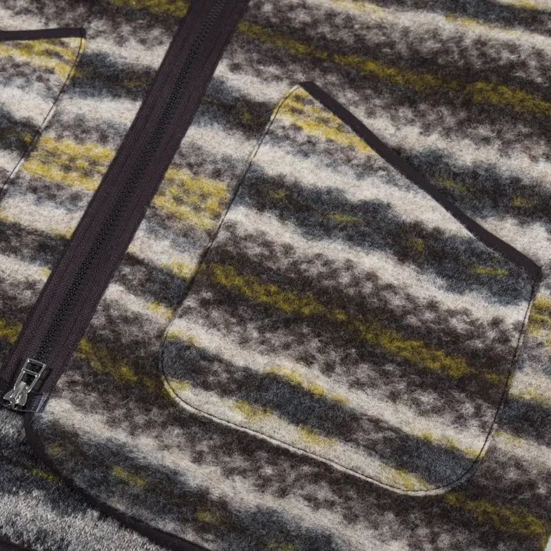 Universal Works Zip Liner Jacket Fairisle Wool Mix-8