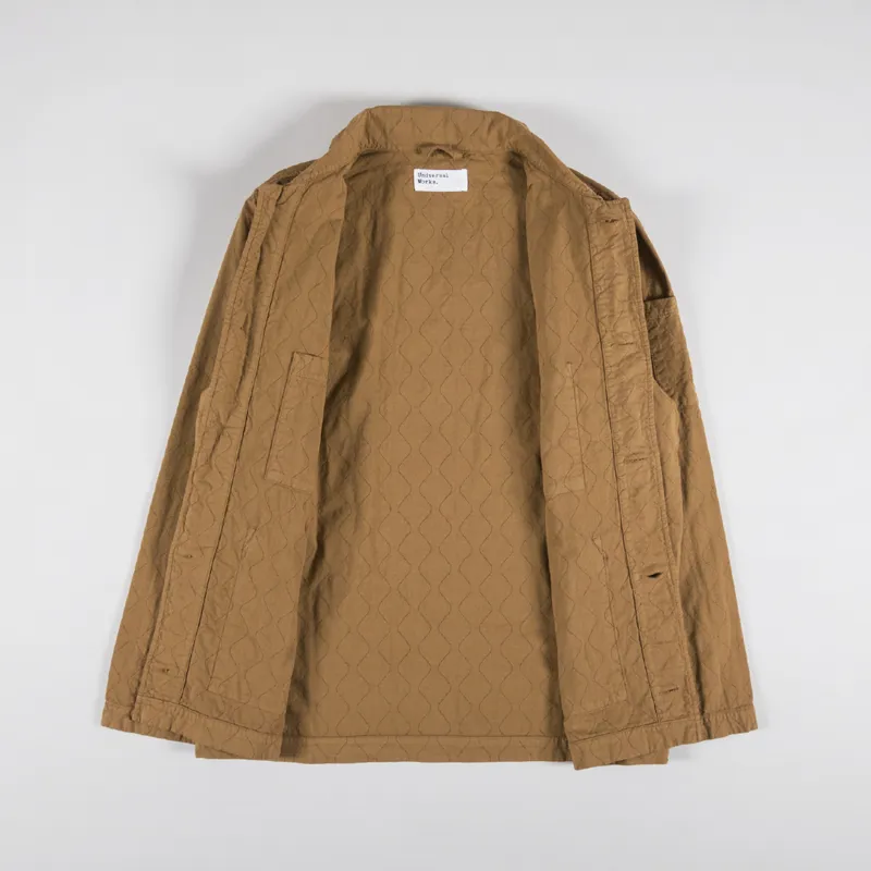 Universal Works Quilted Coverall Jacket Cumin-1