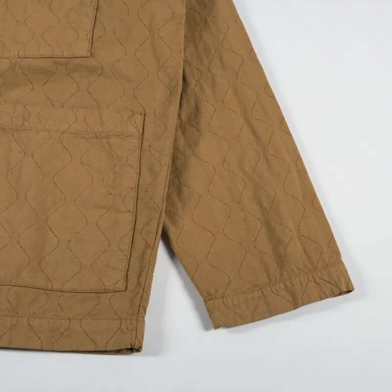 Universal Works Quilted Coverall Jacket Cumin-9