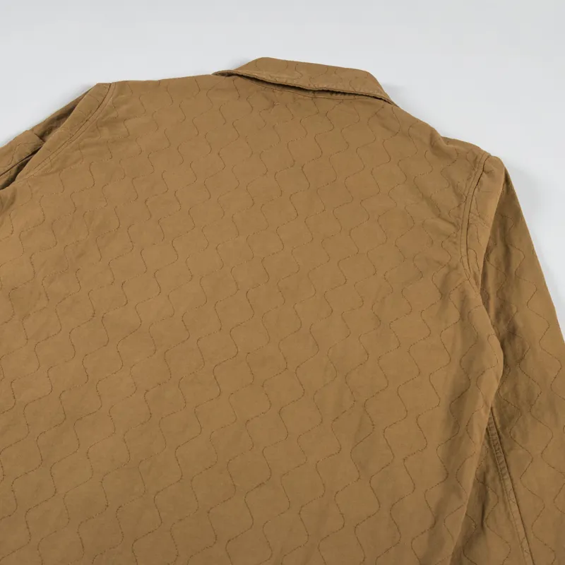 Universal Works Quilted Coverall Jacket Cumin-5