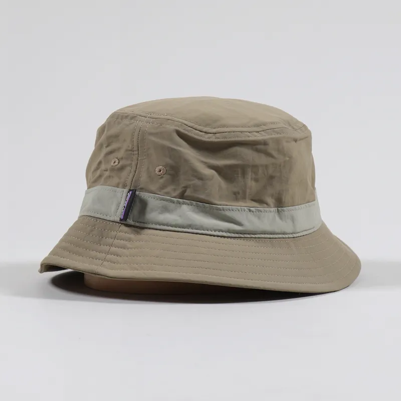 patagonia wavefarer bucket hat ash tan