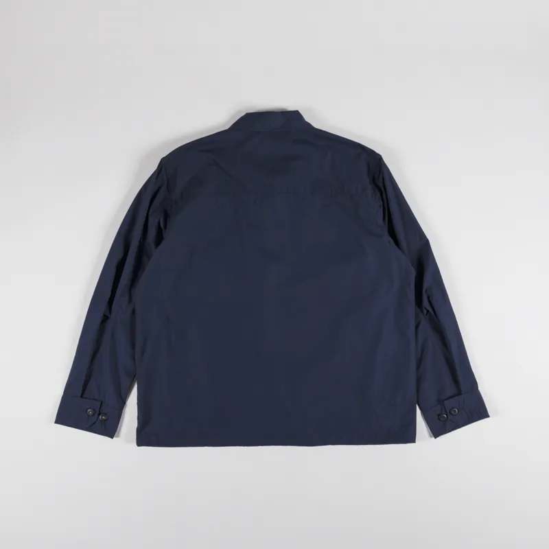 Universal Works Parachute Field Jacket Navy Recycled Poly Tech-2