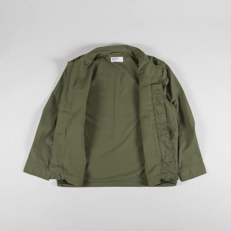 Universal Works Parachute Field Jacket Olive Recycled Poly Tech-1