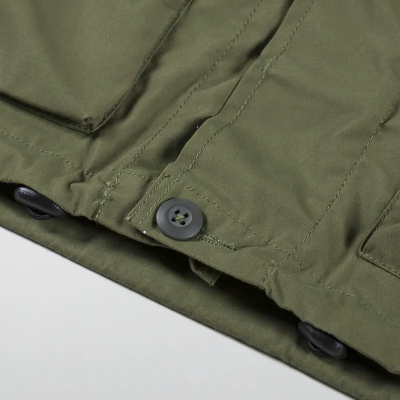 Universal Works Parachute Field Jacket Olive Recycled Poly Tech-5