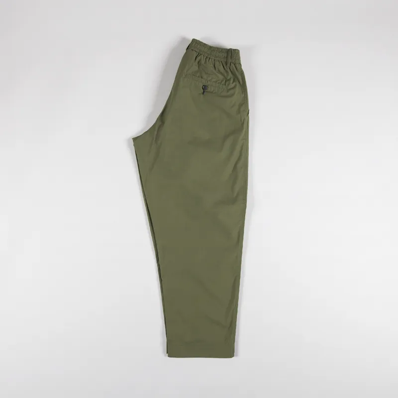 Universal Works Oxford Pant Olive Recycled Poly Tech-2