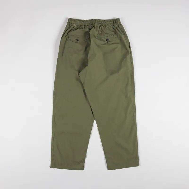 Universal Works Oxford Pant Olive Recycled Poly Tech-1