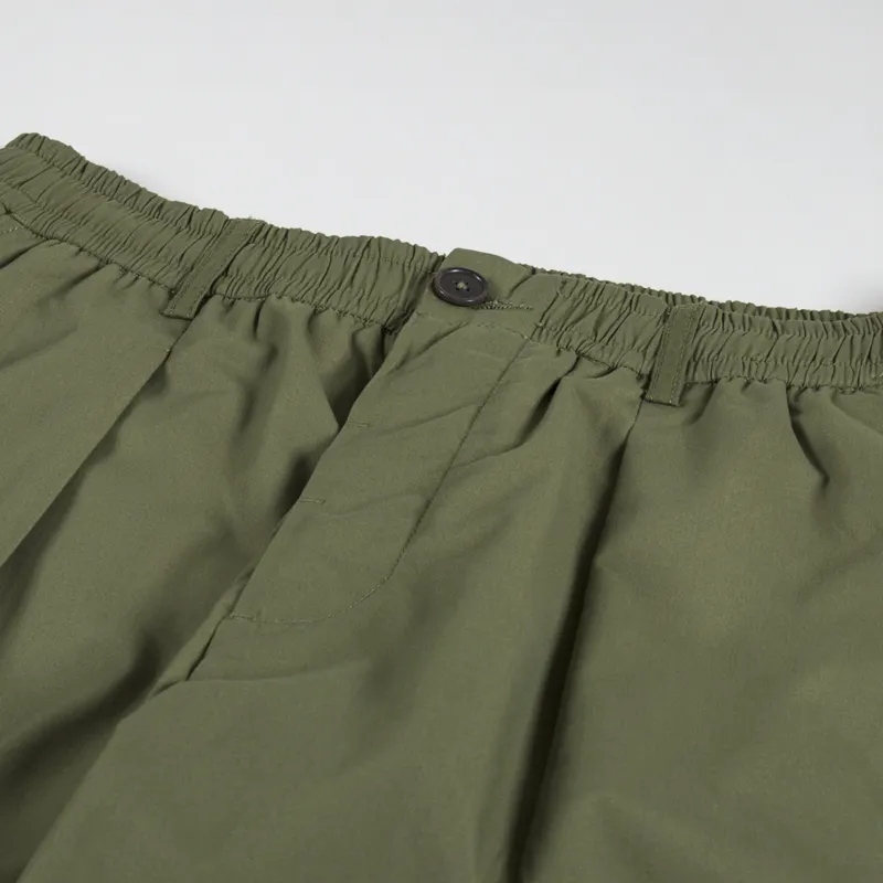 Universal Works Oxford Pant Olive Recycled Poly Tech-7