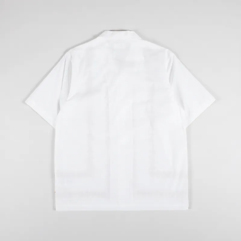 Universal Works Minari Shirt Ecru Embroidered Organic Poplin-1