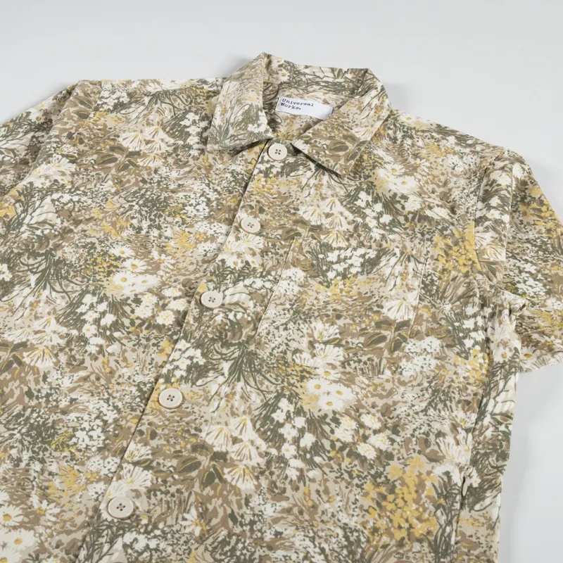 Universal Works Tech Overshirt Sand Garden Cord-2