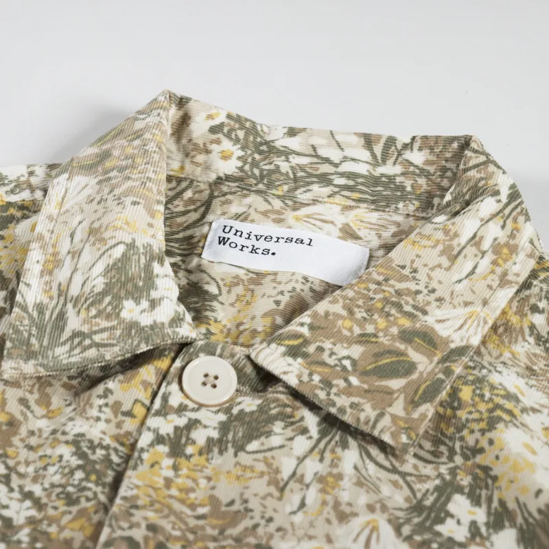 Universal Works Tech Overshirt Sand Garden Cord-4
