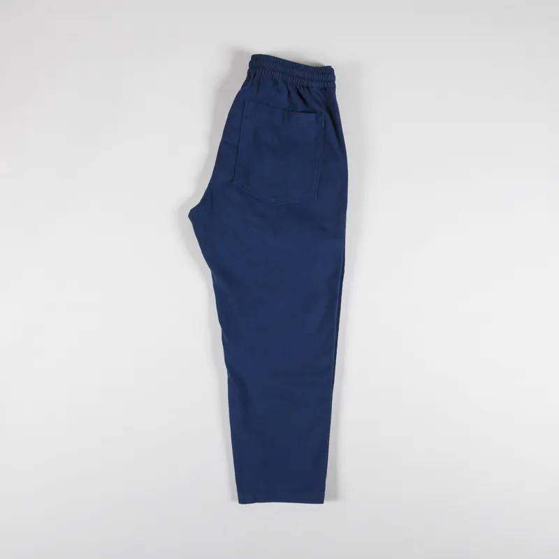 Universal Works Hi Water Trouser Navy Summer Canvas-2