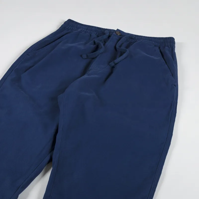 Universal Works Hi Water Trouser Navy Summer Canvas-3