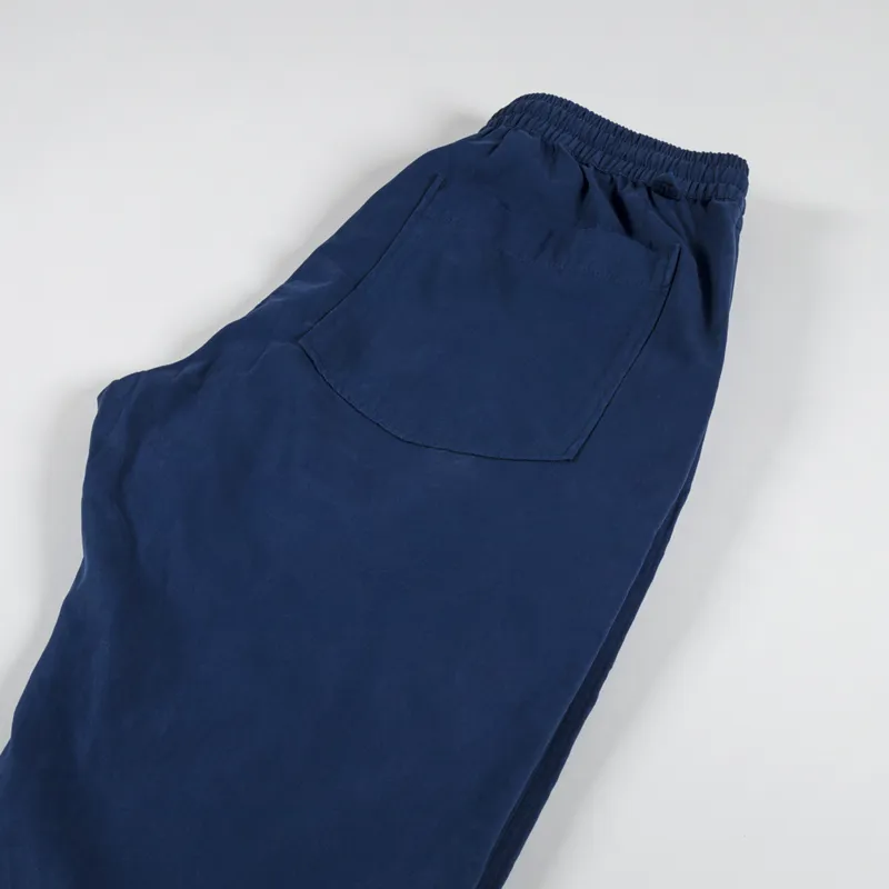 Universal Works Hi Water Trouser Navy Summer Canvas-5