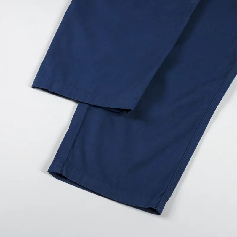 Universal Works Hi Water Trouser Navy Summer Canvas-6