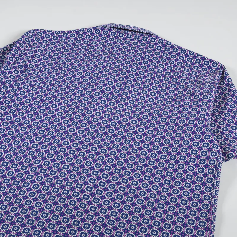 Universal Works Road Shirt Navy Tile 1 Cotton-3