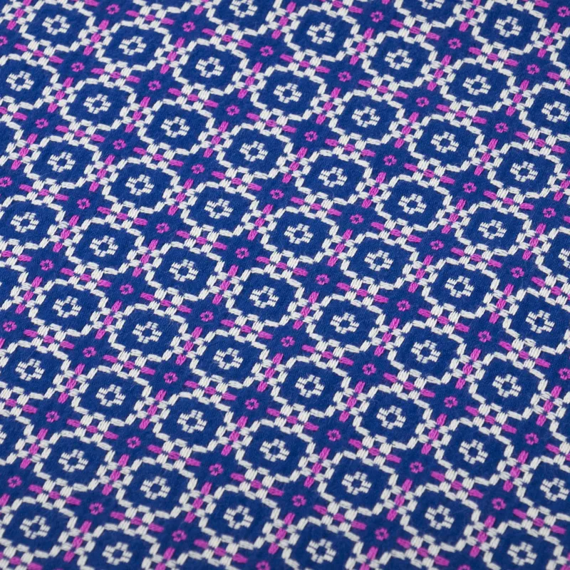 Universal Works Road Shirt Navy Tile 1 Cotton-7