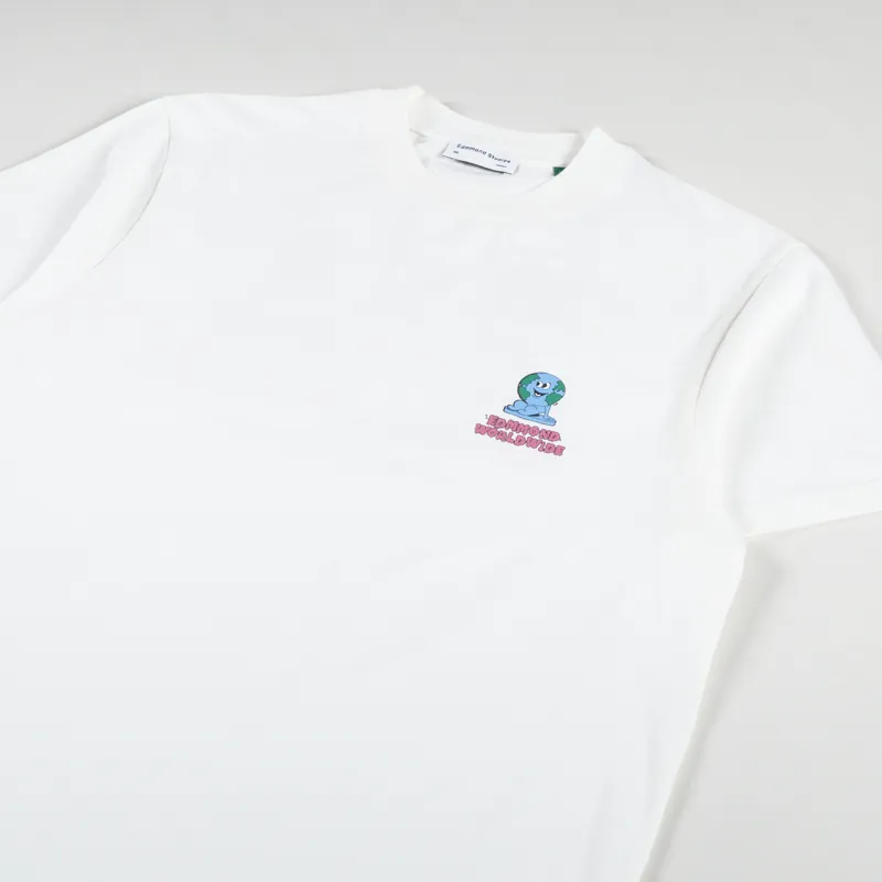 Edmmond Studios Afterwork Society T Shirt Off White-3