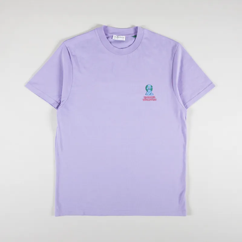 Edmmond Studios Afterwork Society T Shirt Plain Light Purple-1