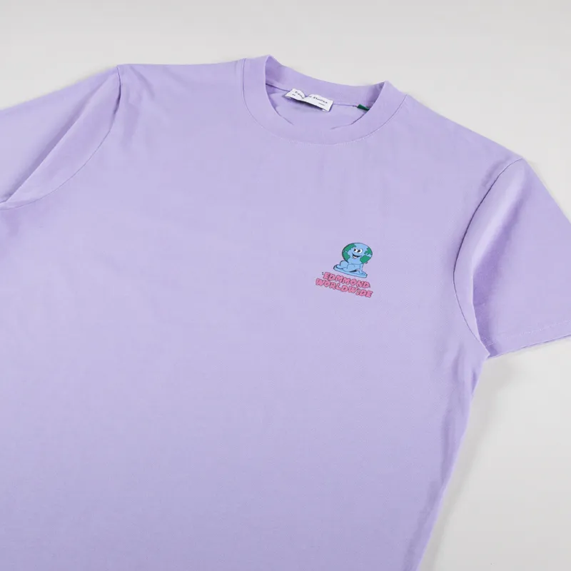 Edmmond Studios Afterwork Society T Shirt Plain Light Purple-3