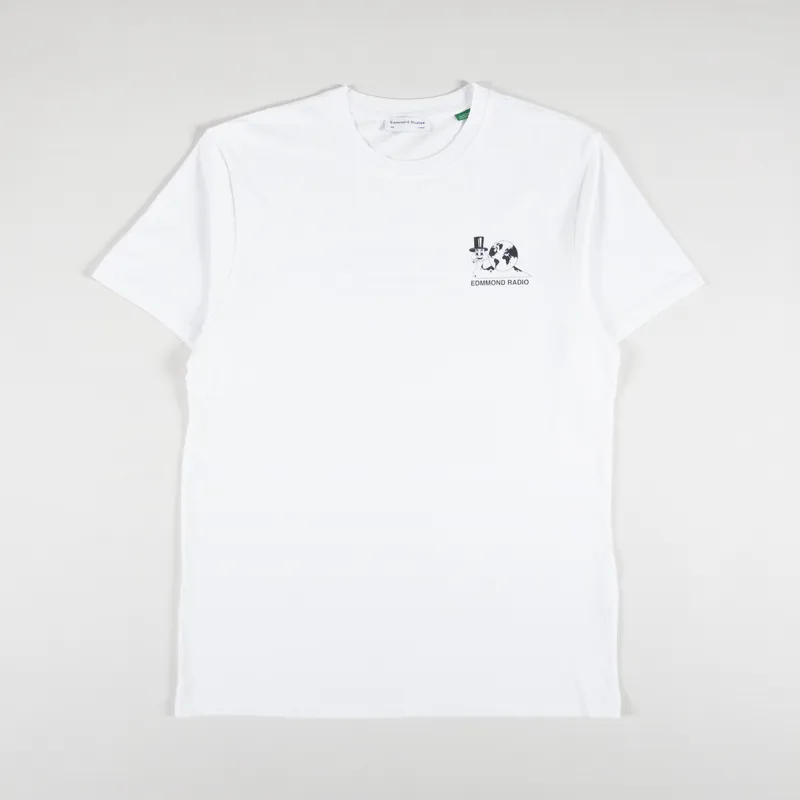  Edmmond Studios Slow Rhythms T Shirt Plain White-1