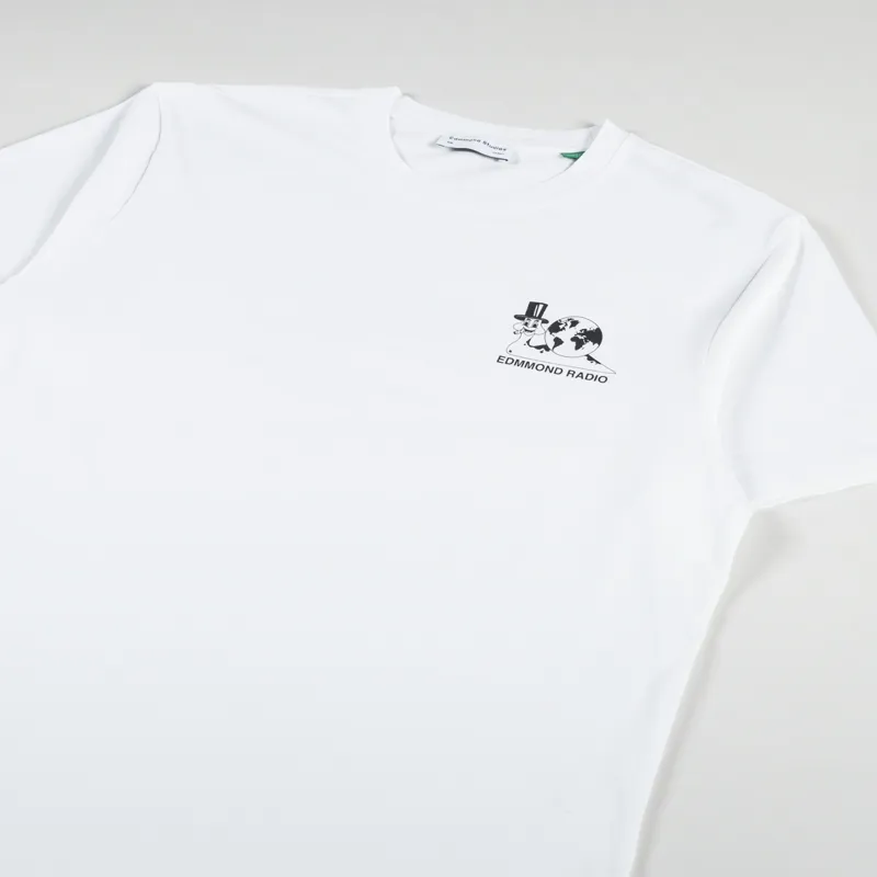  Edmmond Studios Slow Rhythms T Shirt Plain White-3