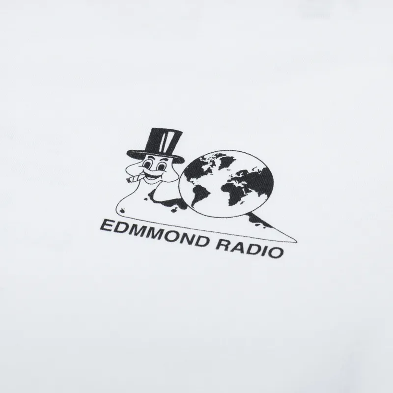  Edmmond Studios Slow Rhythms T Shirt Plain White-5
