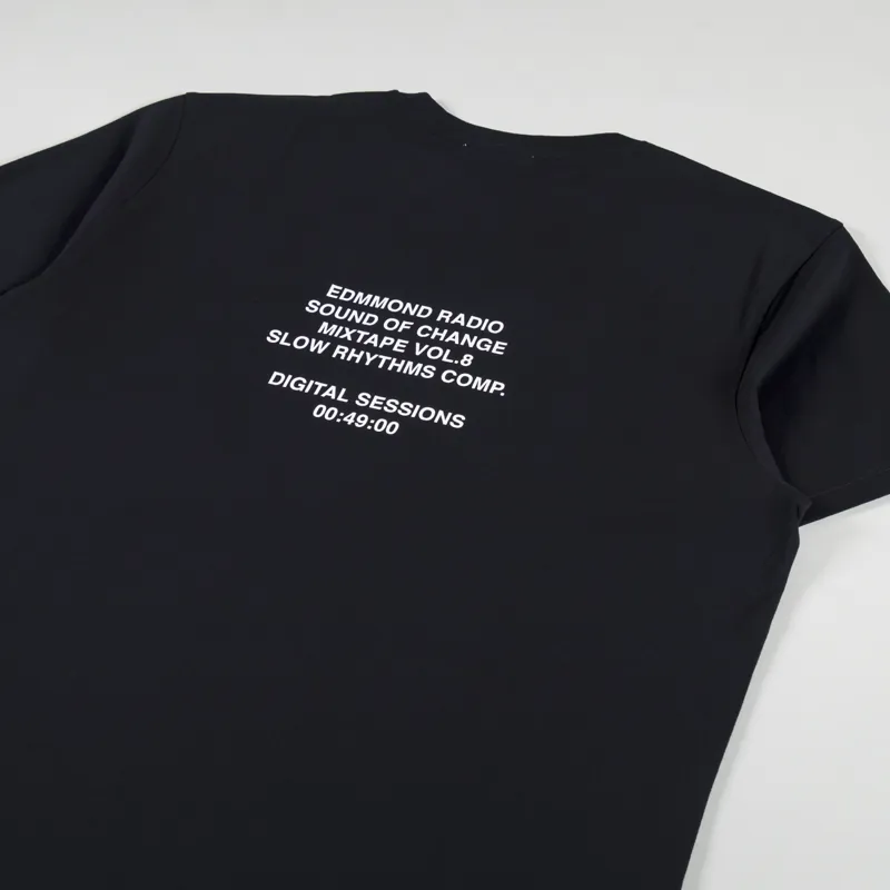 Edmmond Studios Slow Rhythms T Shirt Black-2