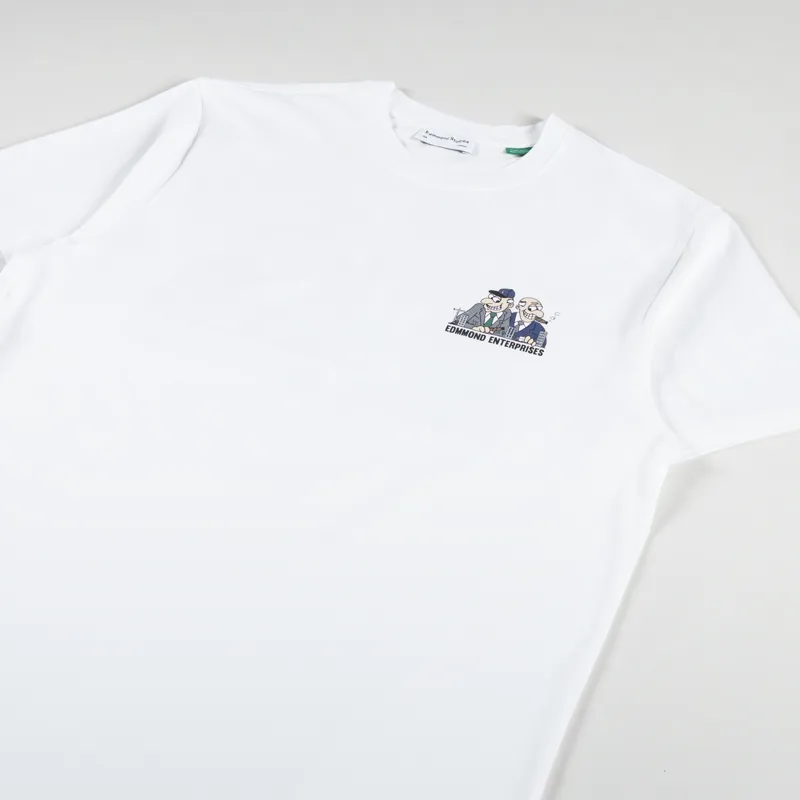 Edmmond Studios Trade T Shirt Plain White-3