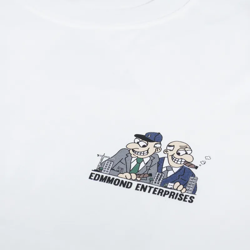 Edmmond Studios Trade T Shirt Plain White-5