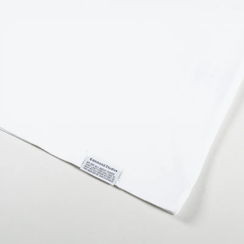 Edmmond Studios Trade T Shirt Plain White-6
