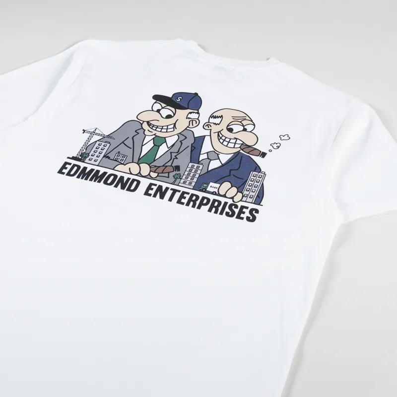 Edmmond Studios Trade T Shirt Plain White-2