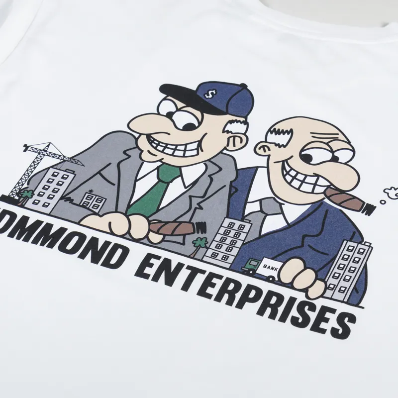 Edmmond Studios Trade T Shirt Plain White-4