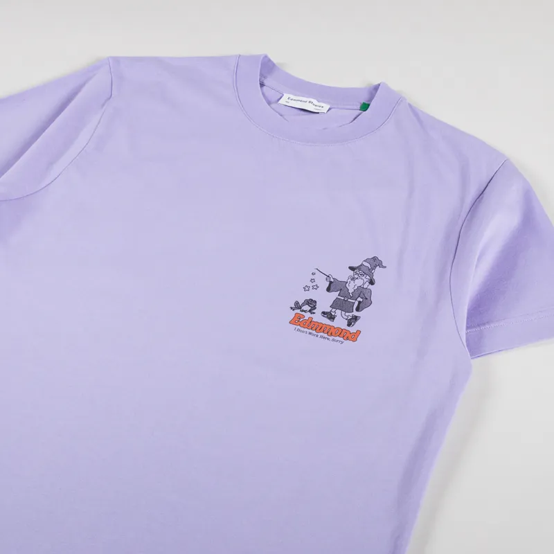 Edmmond Studios Hocus T Shirt Plain Light Purple-3