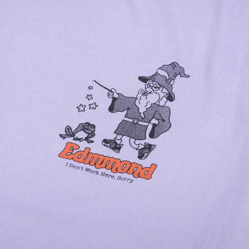Edmmond Studios Hocus T Shirt Plain Light Purple-5