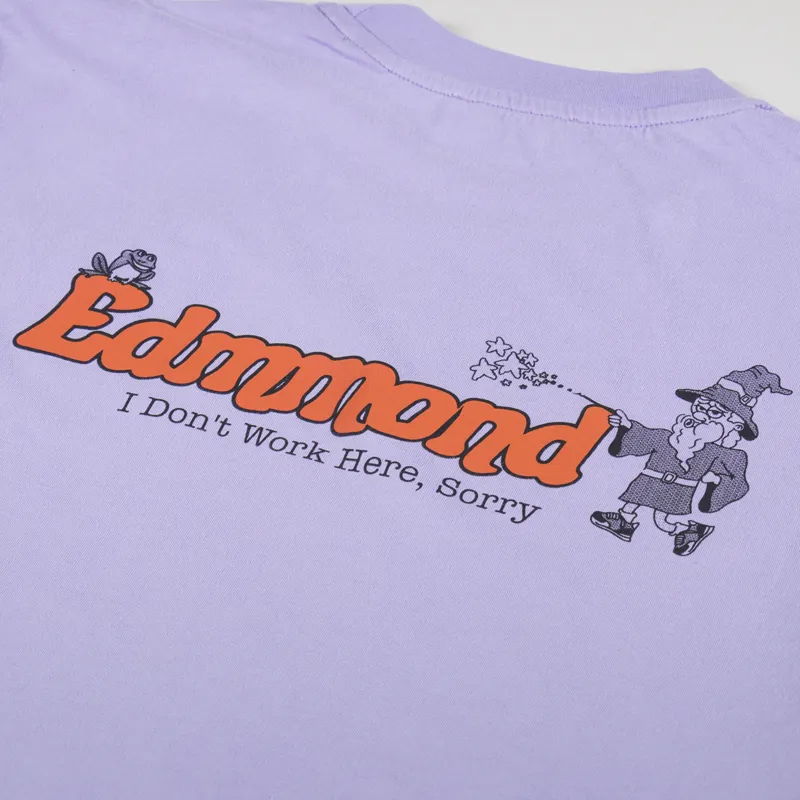 Edmmond Studios Hocus T Shirt Plain Light Purple-4