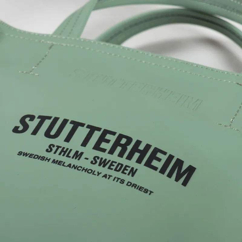 Stutterheim Womens Biblio Bag Loden Green-7