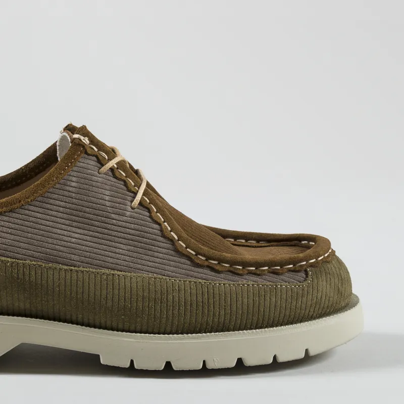 Kleman Bastille Cord Shoes Khaki Taupe Brown-6