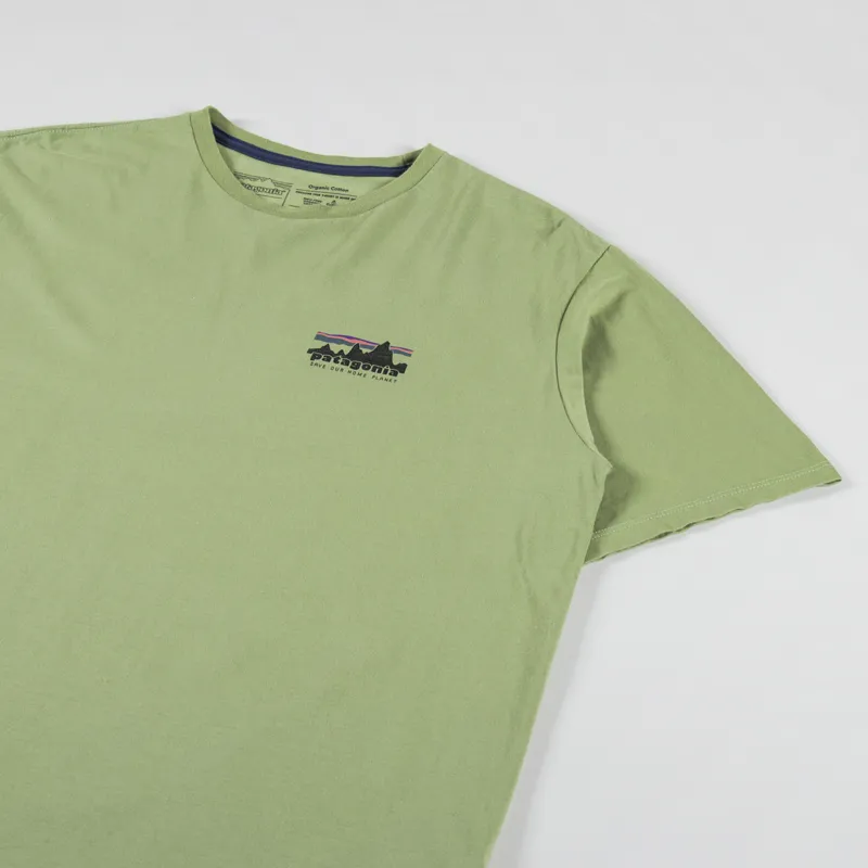 Patagonia 73 Skyline Organic T Shirt Buckhorn Green-5