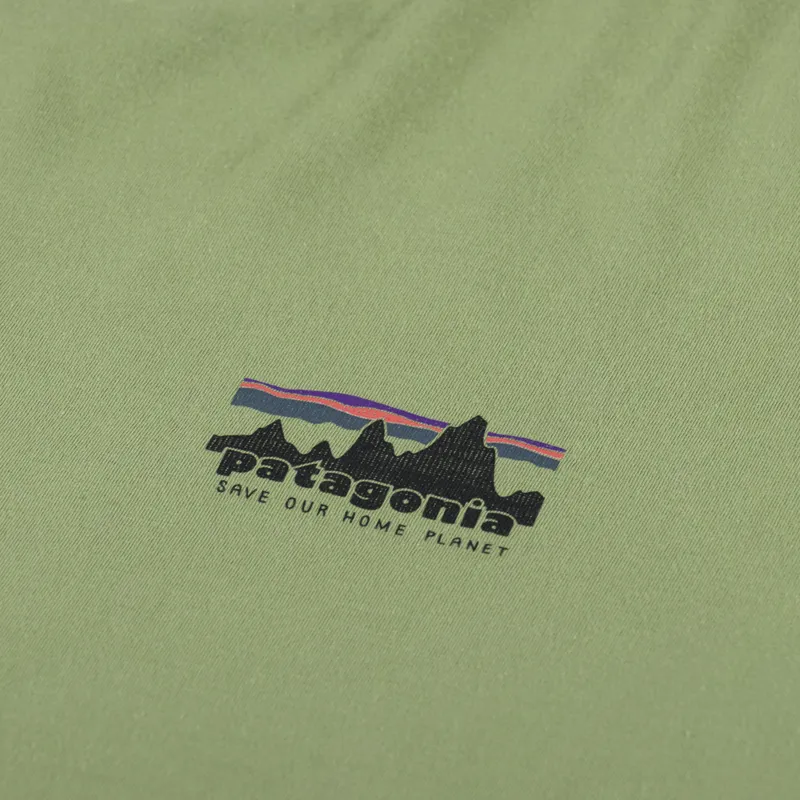 Patagonia 73 Skyline Organic T Shirt Buckhorn Green-4