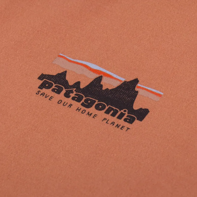 Patagonia 73 Skyline Organic T Shirt Sienna Clay-5