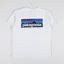 Patagonia Womens P-6 Logo Responsibili-Tee White