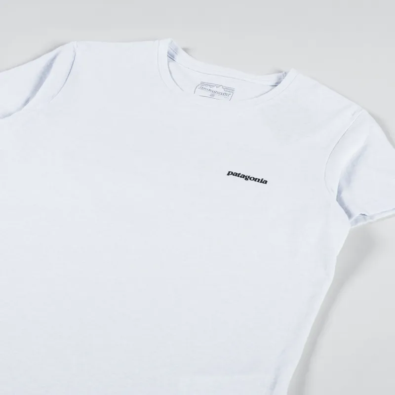 Patagonia Womens P-6 Logo Responsibili-Tee White-7