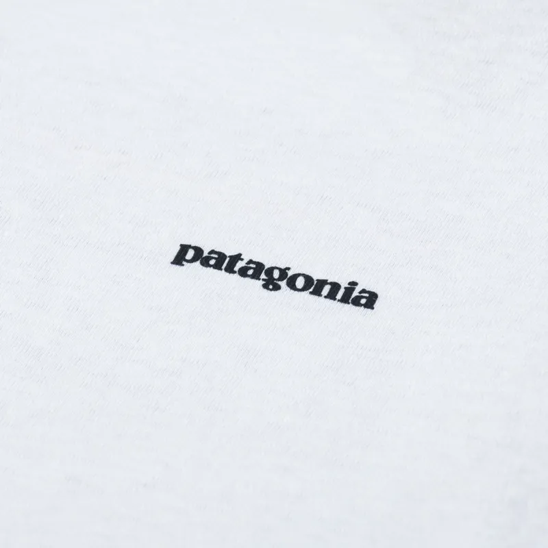 Patagonia Womens P-6 Logo Responsibili-Tee White-9