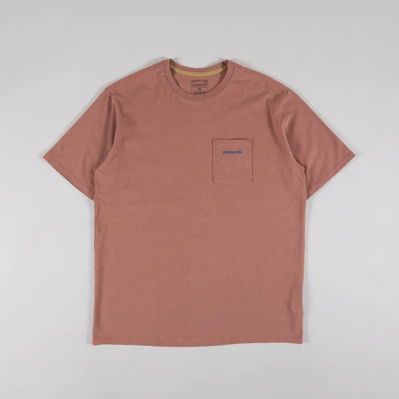 Patagonia Boardshort Logo Pocket Responsibili-Tee Sienna Clay-1