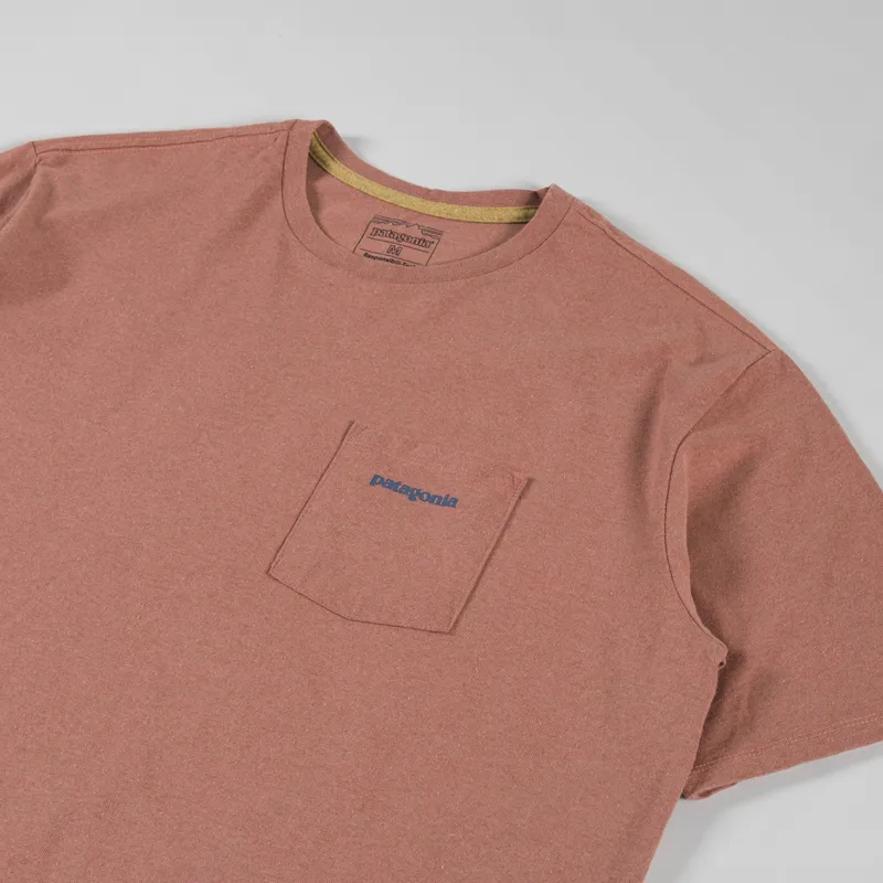 Patagonia Boardshort Logo Pocket Responsibili-Tee Sienna Clay-3
