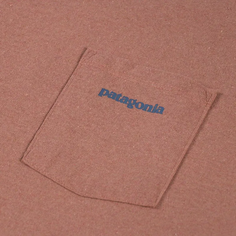 Patagonia Boardshort Logo Pocket Responsibili-Tee Sienna Clay-5